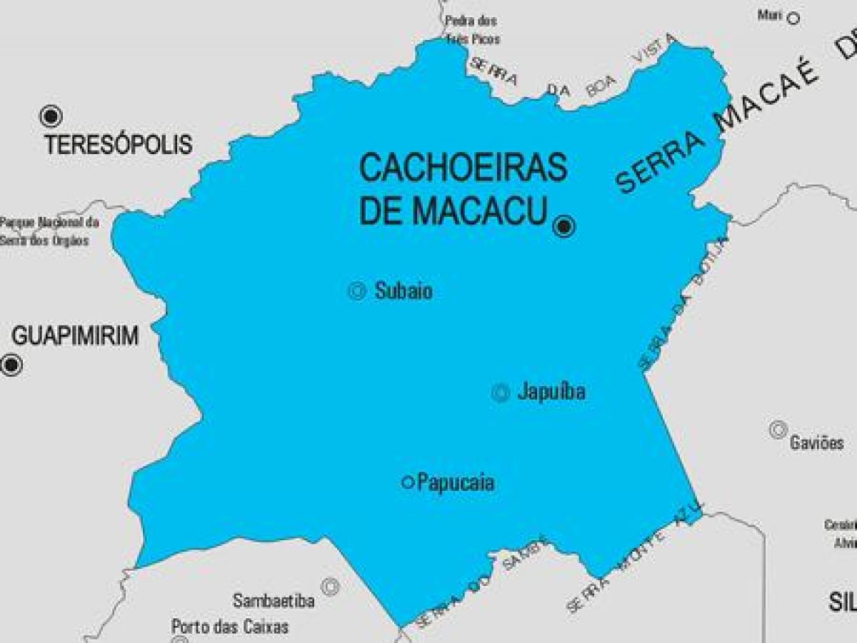 Mapa de Cachoeiras de Macacu concello