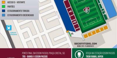 Mapa do estadio Giulite Coutinho