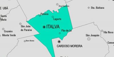 Mapa de Italva concello
