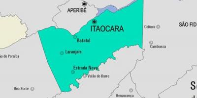 Mapa de Itaocara concello