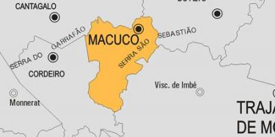 Mapa de Macuco concello