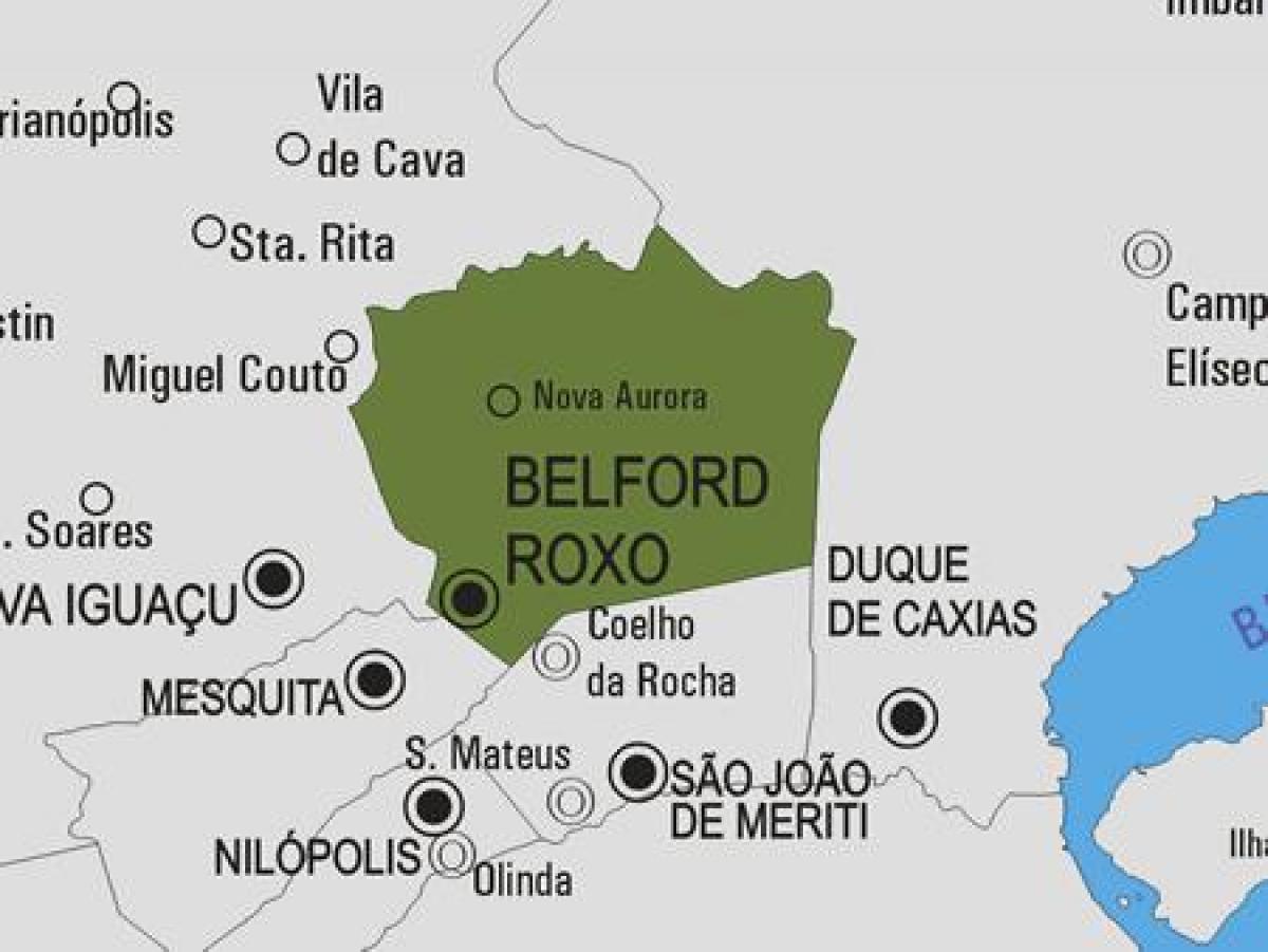 Mapa de Belford Roxo concello
