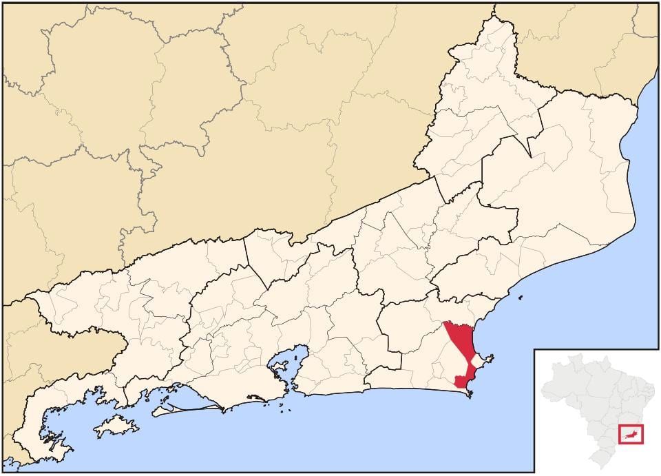 Mapa de Cabo Frío