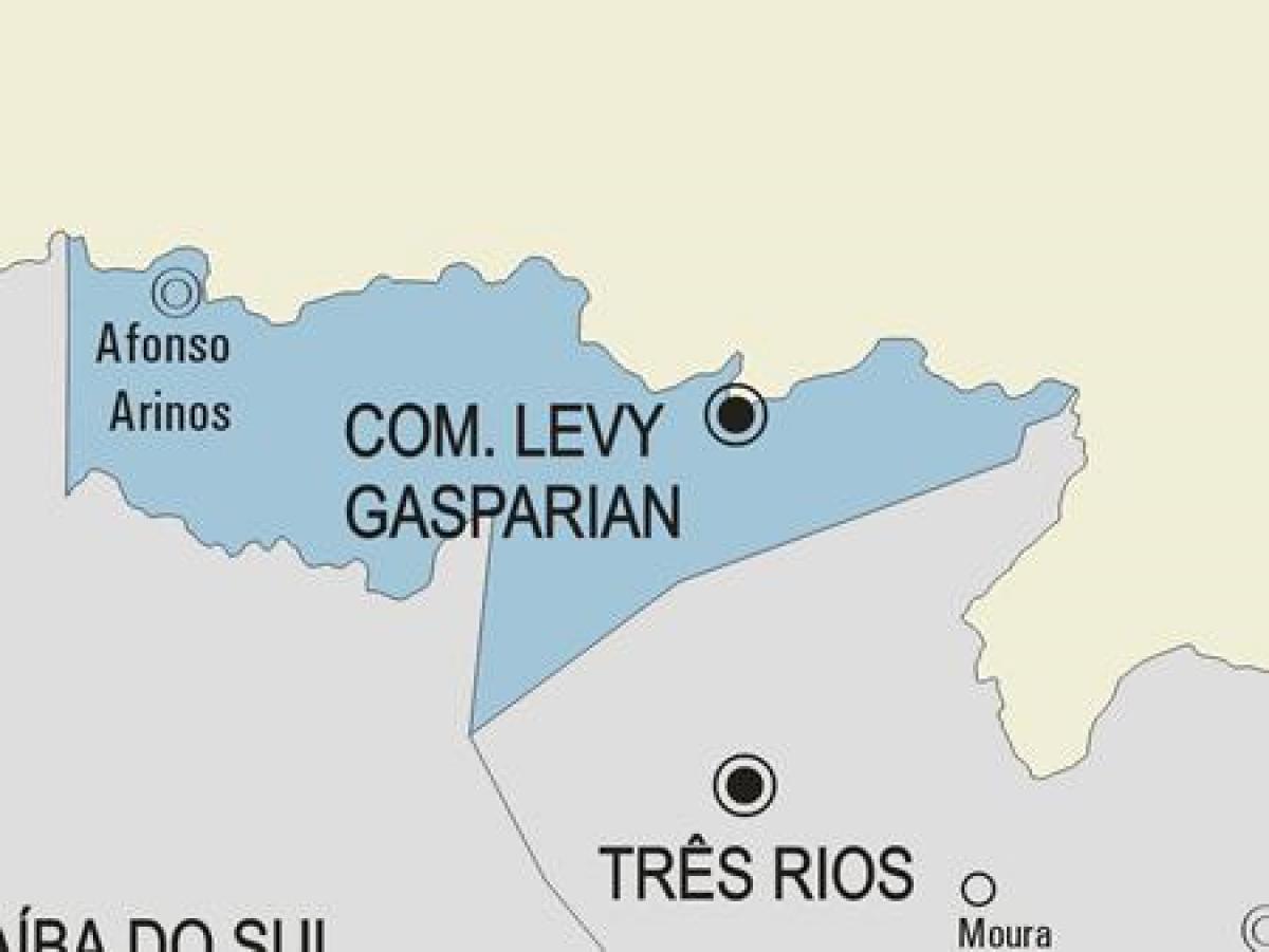 Mapa de Casimiro de Abreu concello