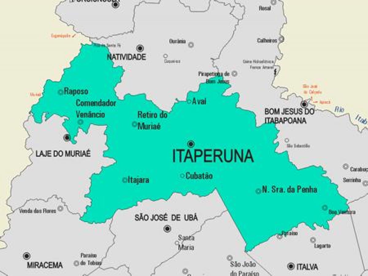 Mapa de Itaperuna concello
