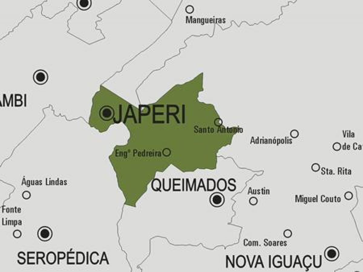 Mapa de Japeri concello