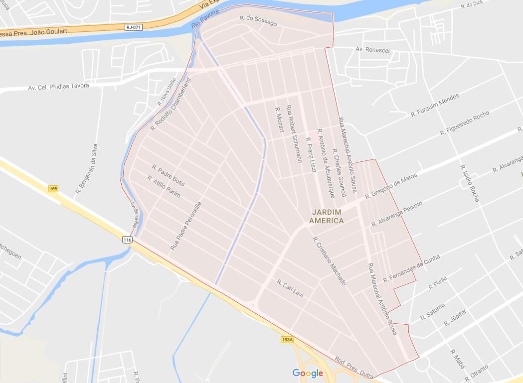 Mapa de Jardim América
