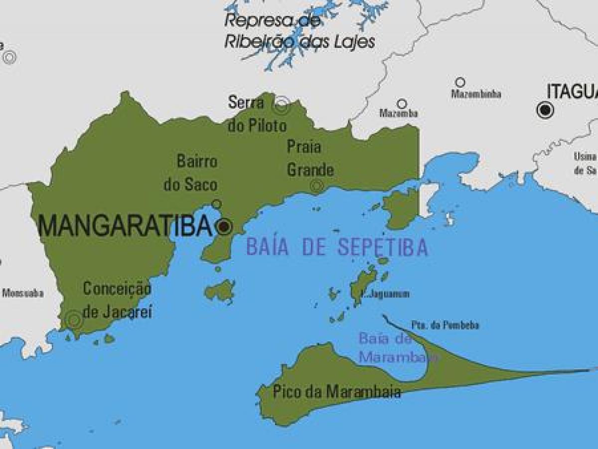 Mapa de Mangaratiba concello