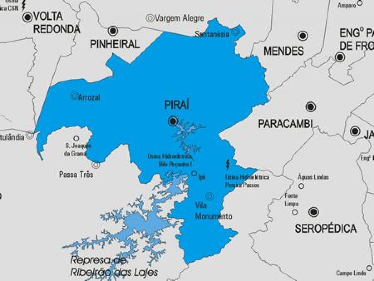 Mapa de Piraí concello
