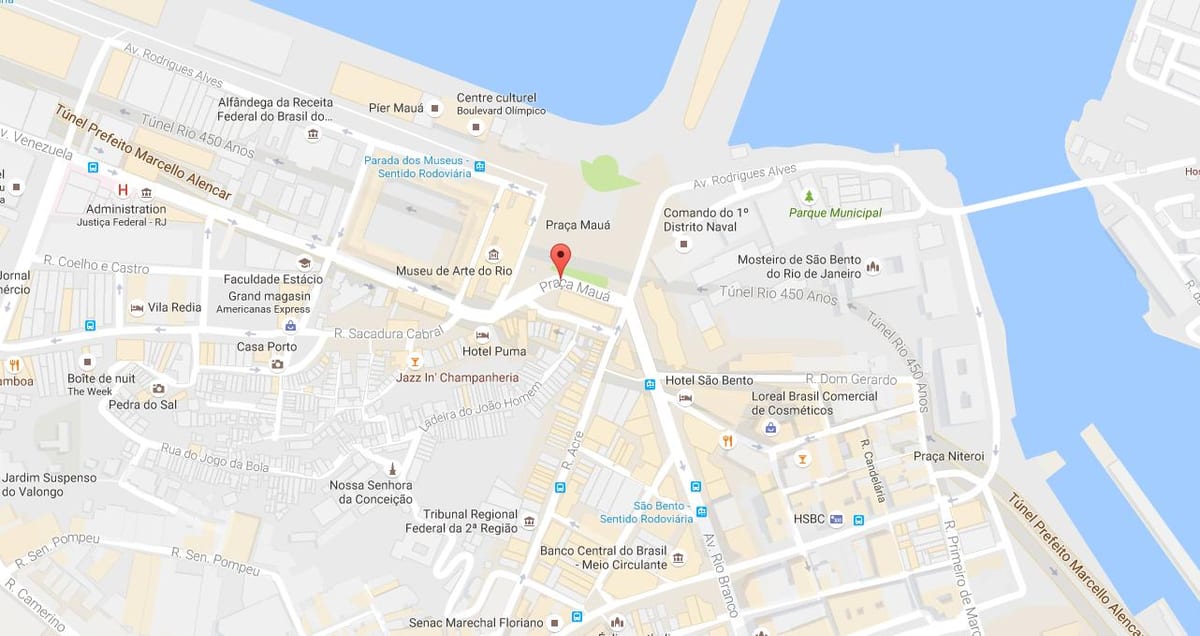 Mapa de Praza Mauá