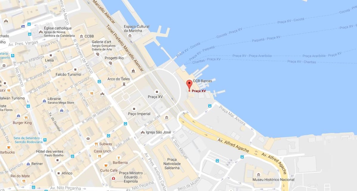 Mapa de Praza Quinze