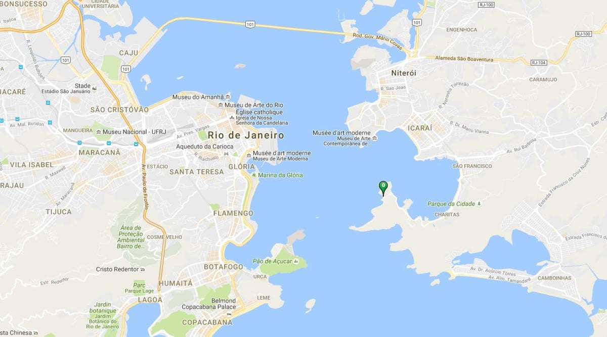 Mapa de praia Adão