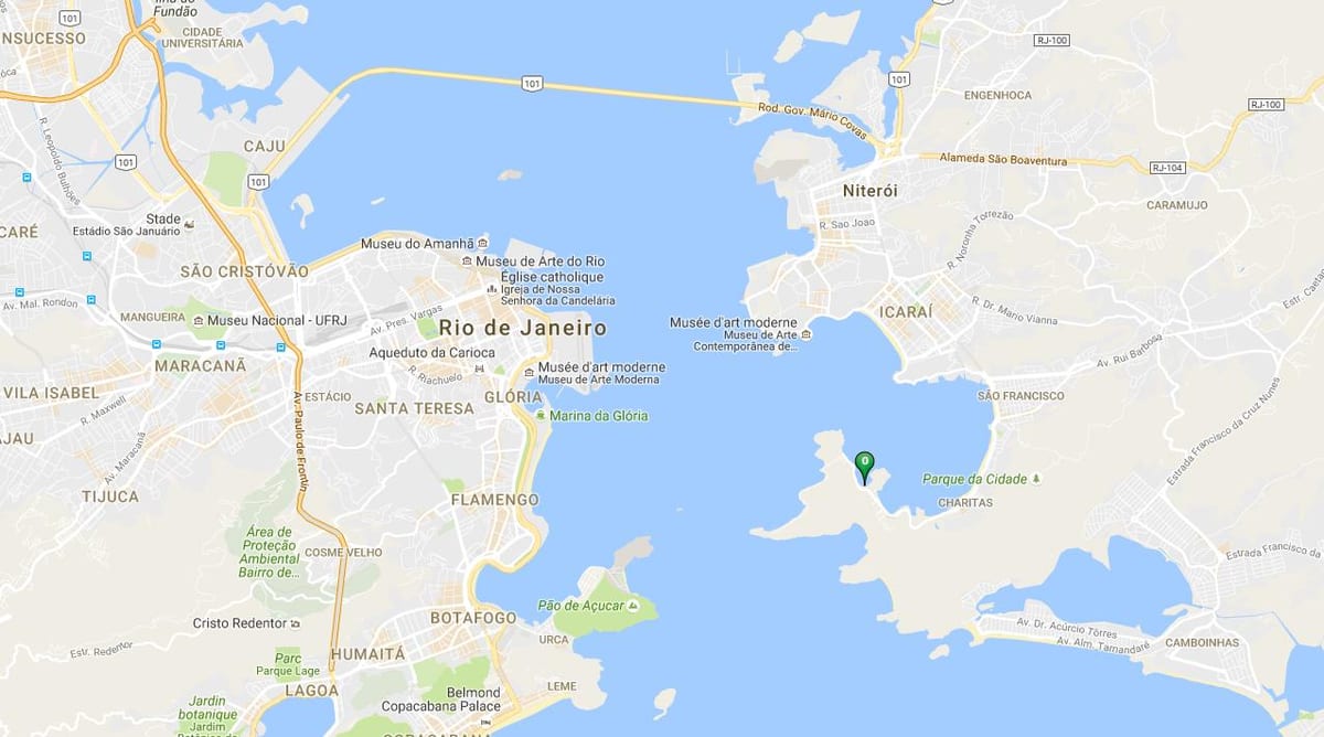 Mapa de praia Cáis