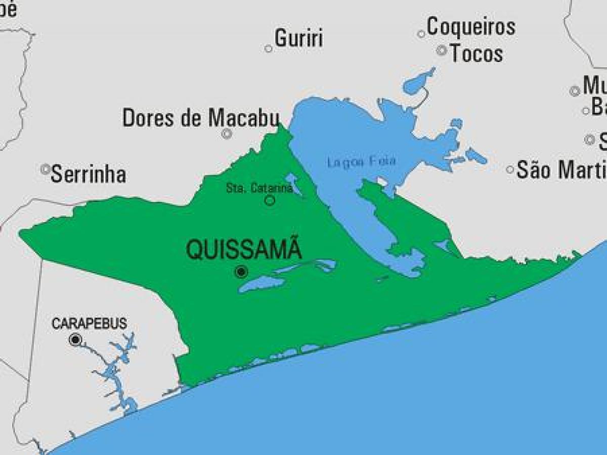Mapa de Quissamã concello