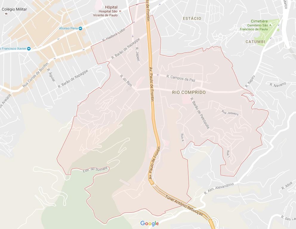 Mapa de Río Comprido