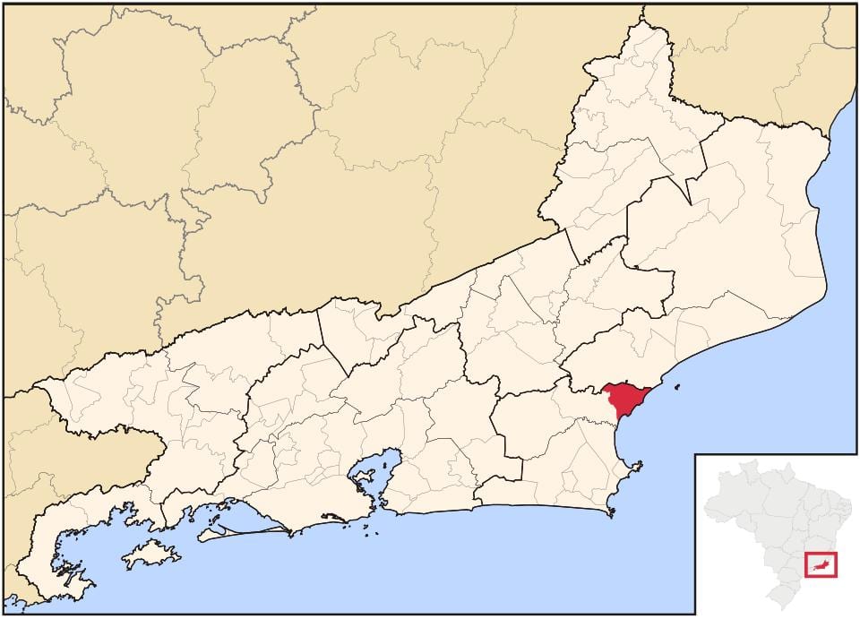 Mapa de Río das Ostras