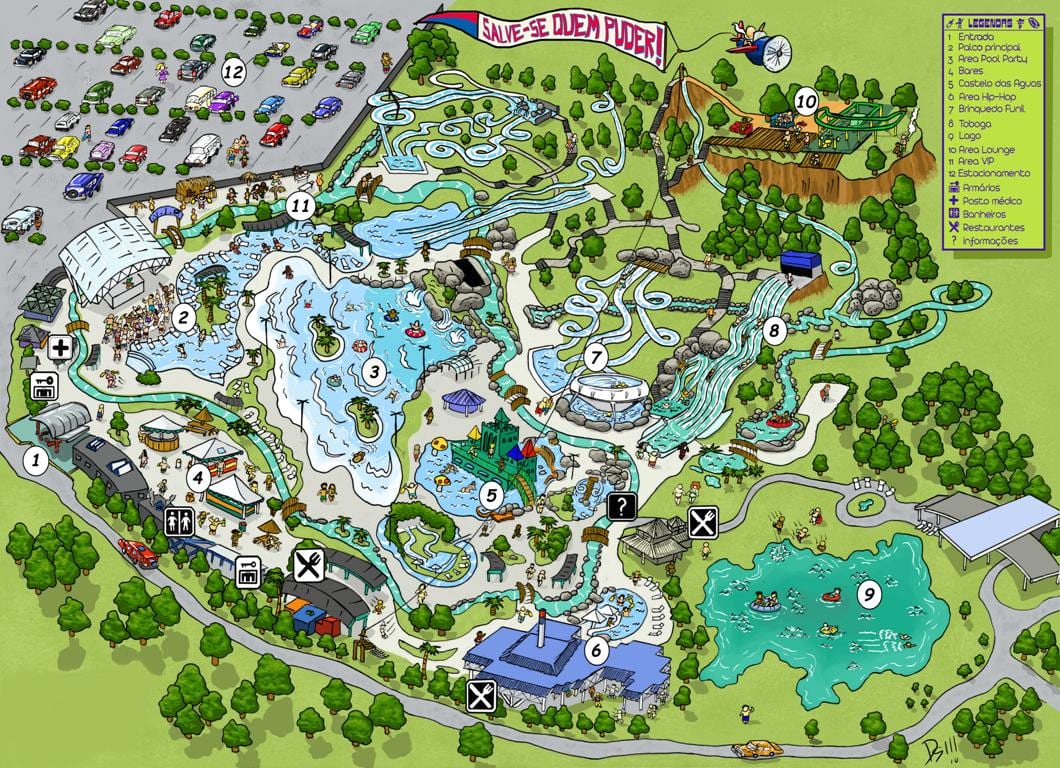 Mapa de Río de Auga Planeta