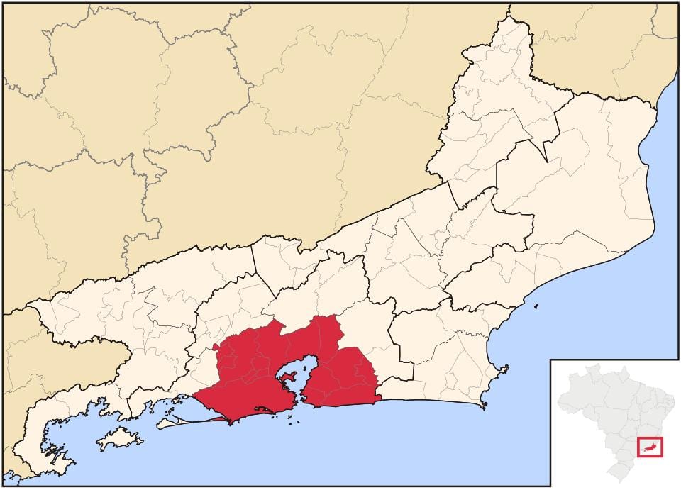 Mapa de Río de Janeiro