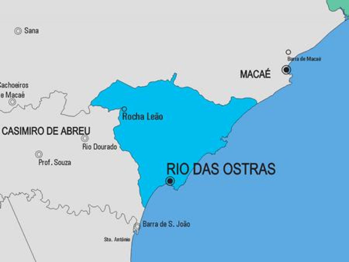 Mapa de Río de Janeiro concello