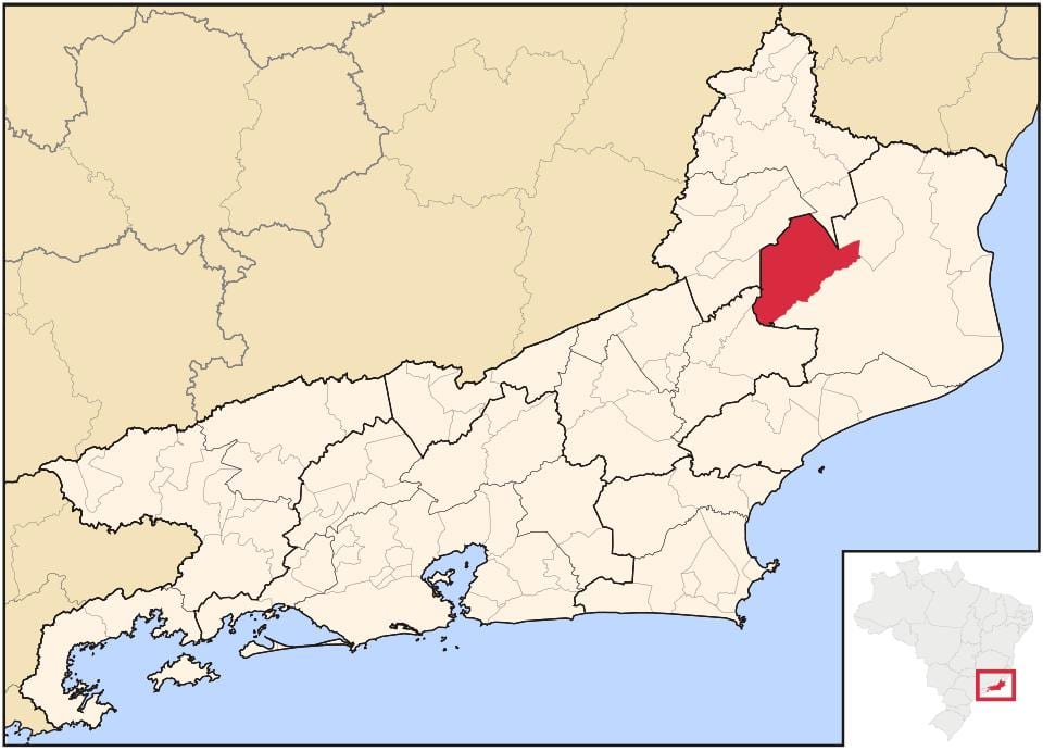 Mapa de São Fidélis