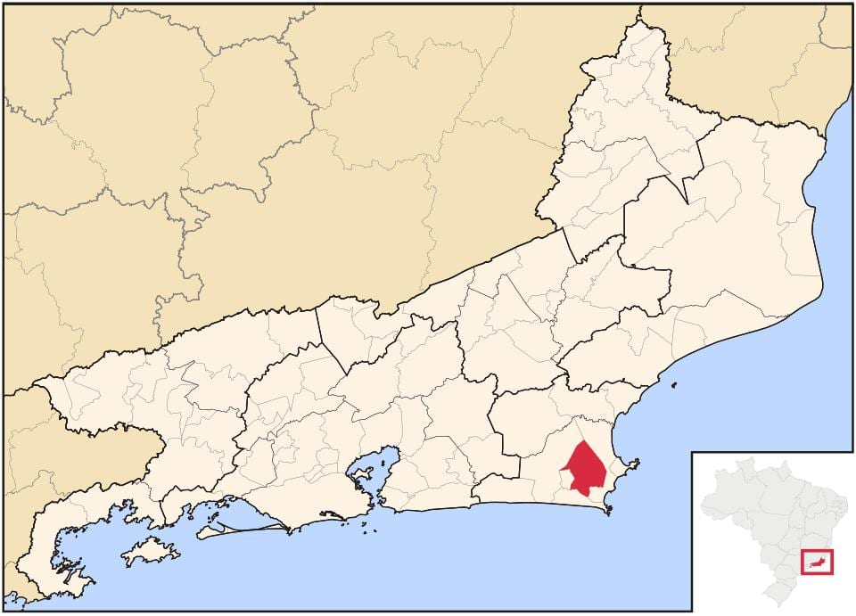 Mapa de São Pedro da Aldeia