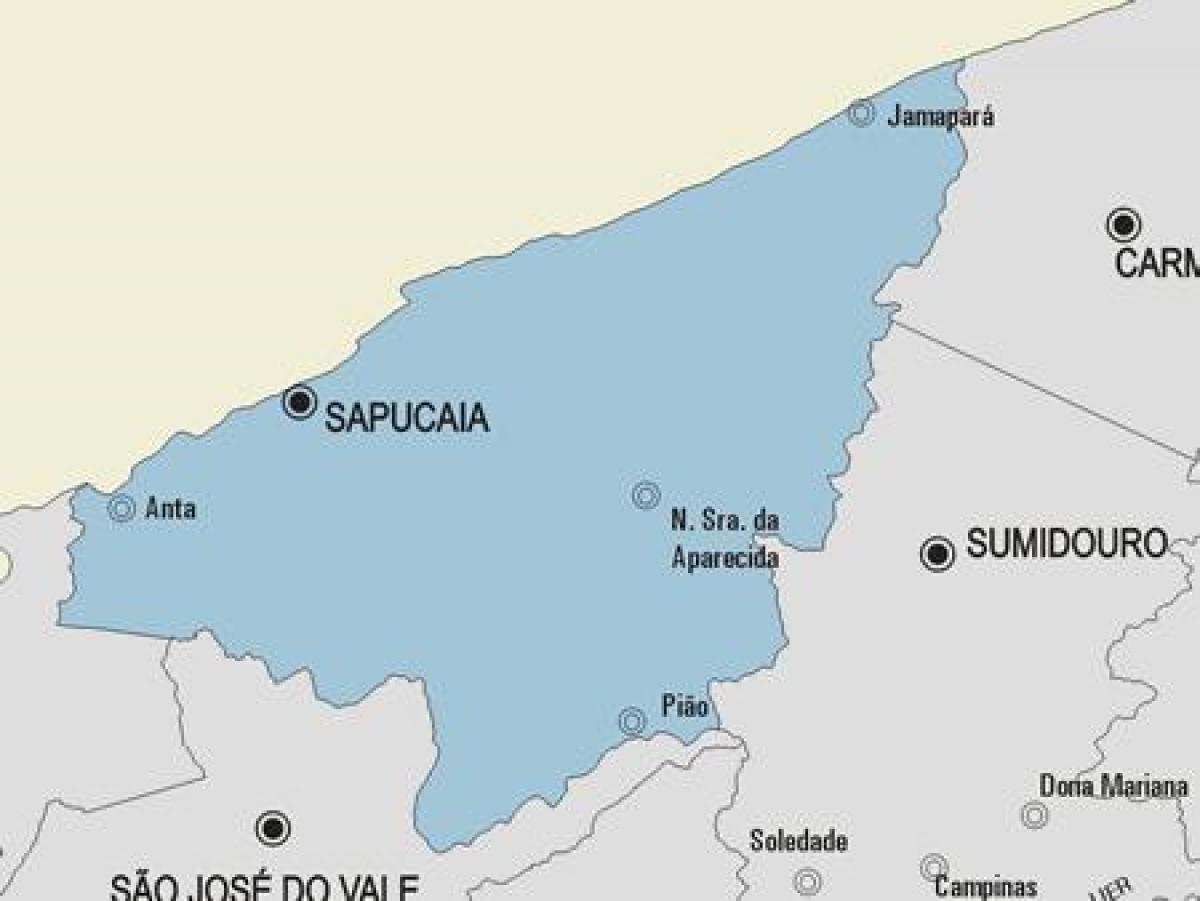 Mapa de Sapucaia concello