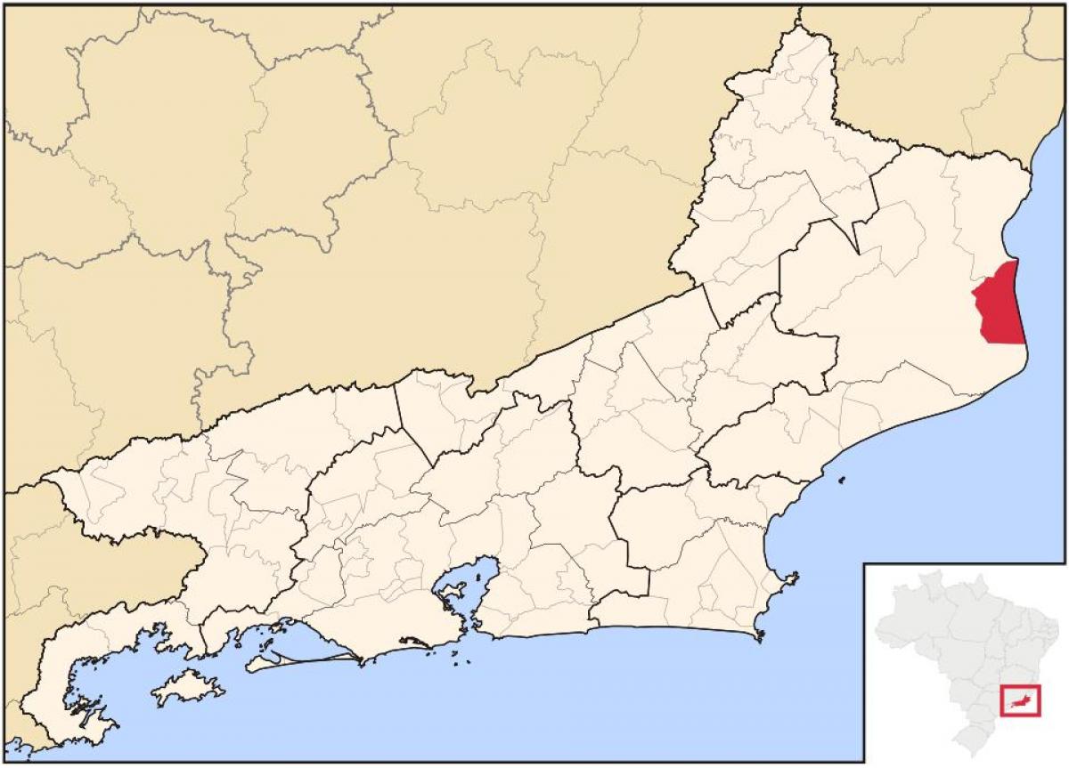 Mapa de São João da Barra