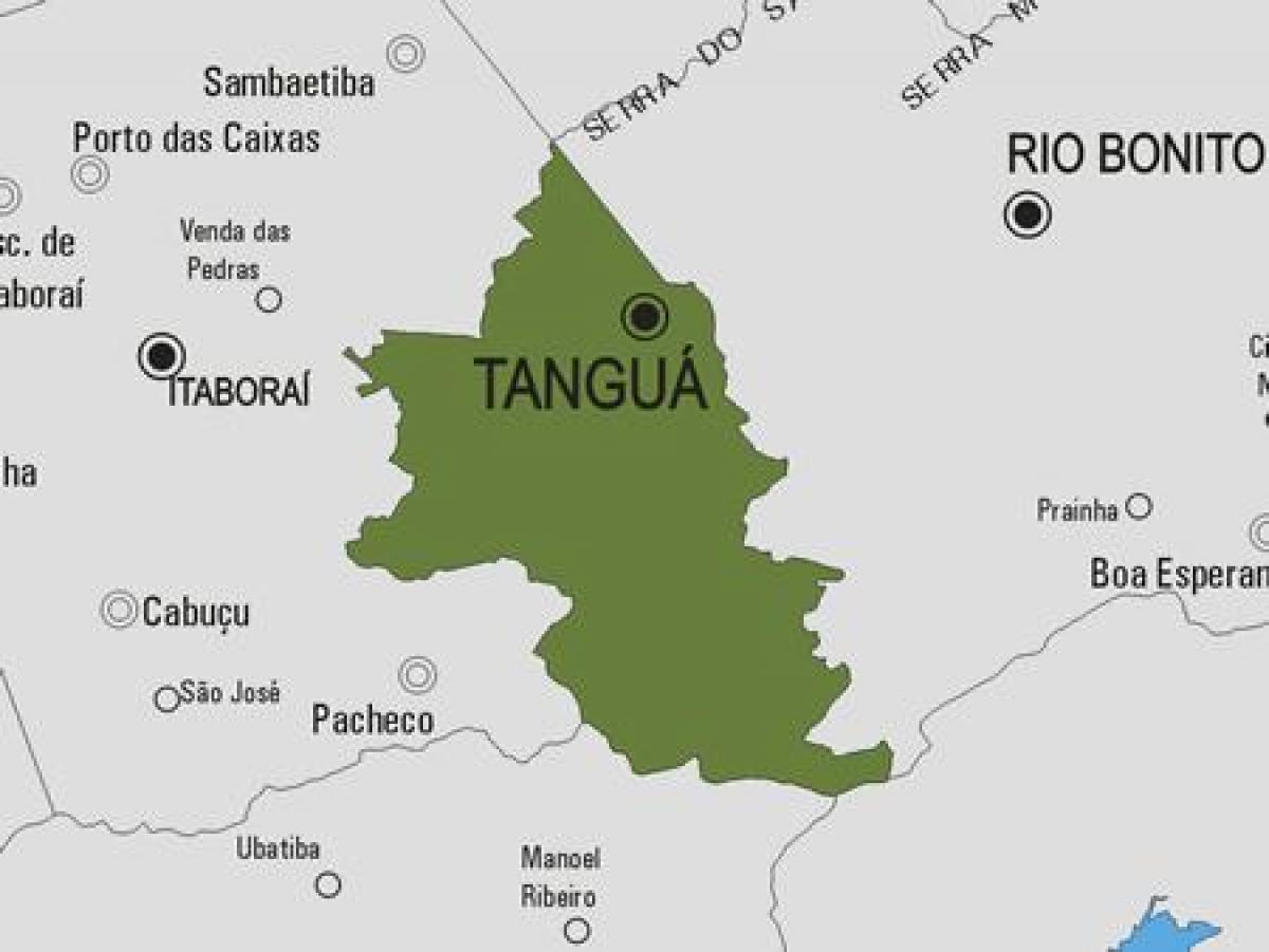 Mapa de Tanguá concello