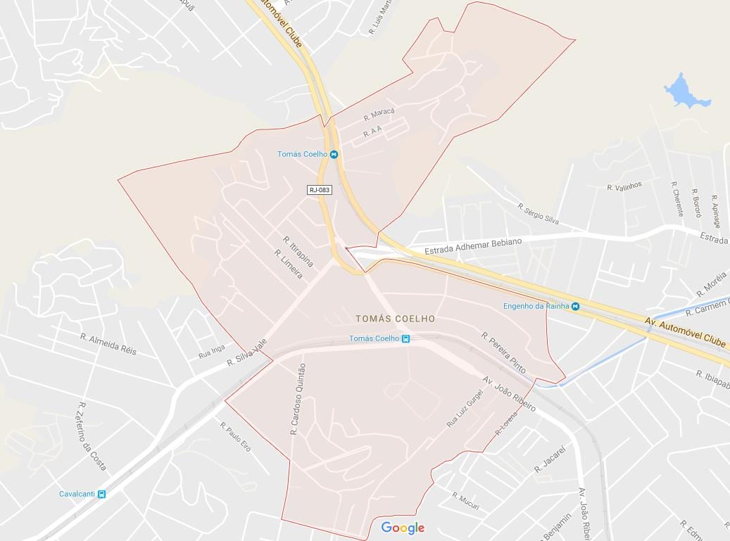 Mapa de Tomás Coello