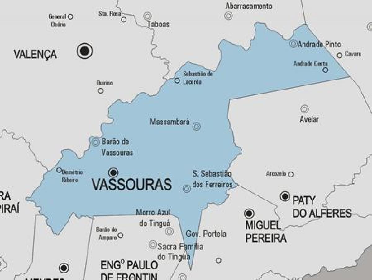 Mapa de Varre-Sai concello