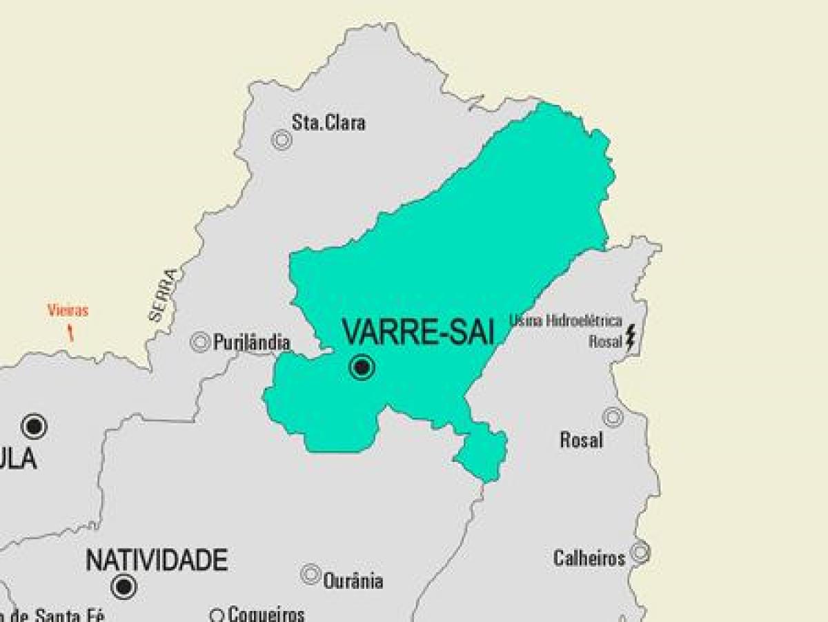 Mapa de Volta Redonda concello