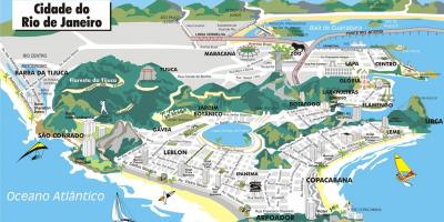 Mapa de 3d Río de Janeiro