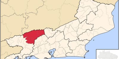 Mapa de Barra facer Piraí
