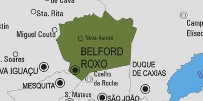 Mapa de Belford Roxo concello