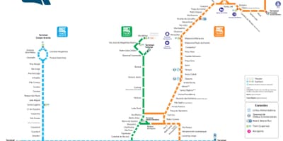 Mapa de BRT Río de Janeiro