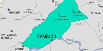 Mapa de Cambuci concello