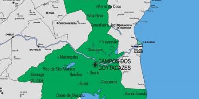 Mapa de Carapebus concello