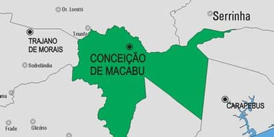 Mapa de Conceição de Macabu concello
