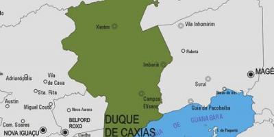 Mapa de Duque de Caxias concello