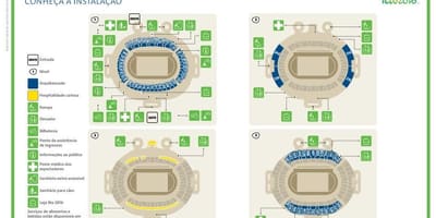 Mapa do estadio olympique de río de janeiro
