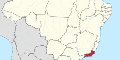 Mapa de Estado de Río de Janeiro