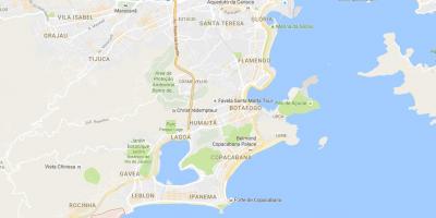Mapa de favela Vidigal