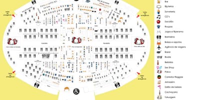 Mapa da Feira de San Cristóvão