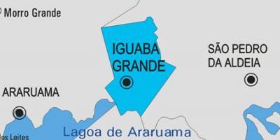 Mapa de Iguaba Grande municipio