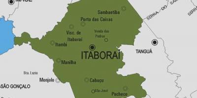 Mapa de Itaboraí concello