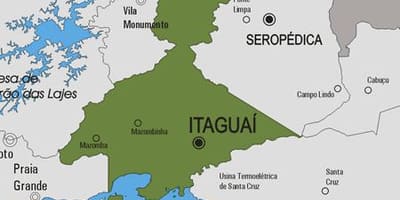 Mapa de Itaguaí concello