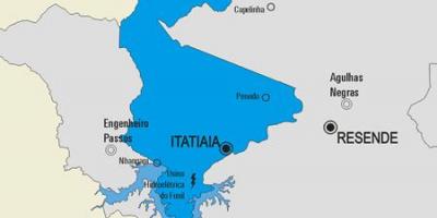 Mapa da Itatiaia concello