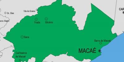 Mapa de Macaé concello