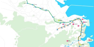 Mapa de metro Río de Janeiro
