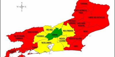 Mapa de micro-rexións Río de Janeiro